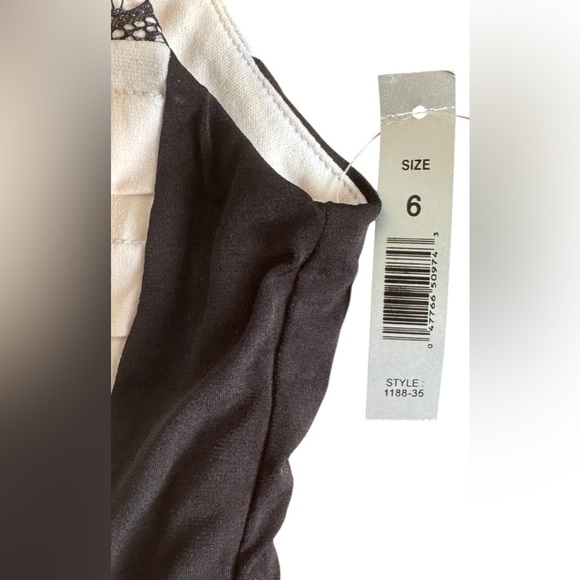 AA STUDIO AA Black and cream Floral Sequined Midi Dress - Picture 4 of 5